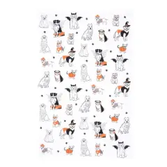 C&F Home Dogs Halloween 100% Cotton Flour Sack Dishtowel