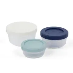 SnapLock Nesting Snack Containers - 3ct