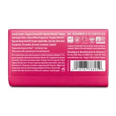 Dr. Bronner's All-One Pure-Castile Magic Bar Soap - Rose - 5oz