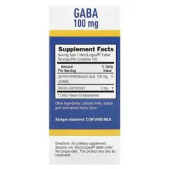 Superior Source GABA, 100 mg, 100 MicroLingual&reg; Instant Dissolve Tablets