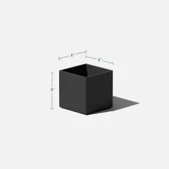 Geo Series Cube Plastic Planter
