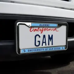 University of San Diego Alumni Logo Full Size Standard License Plate Metal Frame