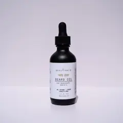 Beautimate Beard Growth Set &ndash; Derma Roller and Natural Beard Oil with Jojoba, Castor & Cedarwood for Fuller, Softer Beards (2oz)