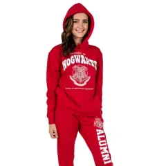 Harry Potter Hogwarts Alumni Juniors Red Hoodie And Joggers Set