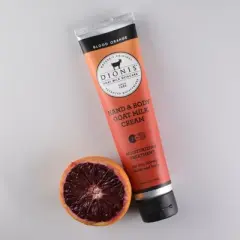 Dionis Goat Milk Hand & Body Cream Blood Orange, 3.3 oz.