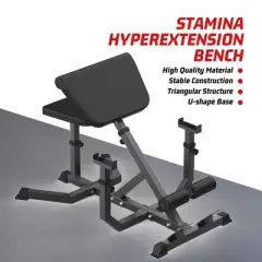 2-In-1 Roman Chair & Preacher Curl Bench - Multi-Function Hyperextension Bench, Adjustable Height, Arms Exercise, Ab Workout, Glute & Leg Extension