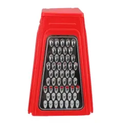 Northlight 8.25" Red Collapsible Box Kitchen Grater