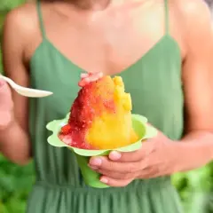 Great Northern Popcorn Electric Shaved Ice Machine for Slushies and Frozen Beverages &ndash; Blue