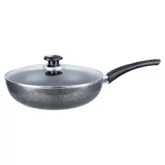 Brentwood Nonstick Aluminum Wok with Lid (10-Inch)