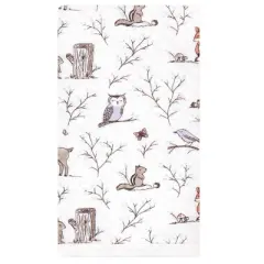 Hudson Baby Infant Girl Quilted Burp Cloths 10pk, Enchanted Forest, One Size