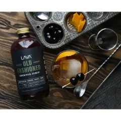 LAVA Award-Winning Premium Aromatic Old Fashioned Mix 16 fl.oz. for Whiskey
