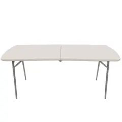 30"x72" Heavy Duty Fold In Half Table Speckled Gray - Hampden Furnishings