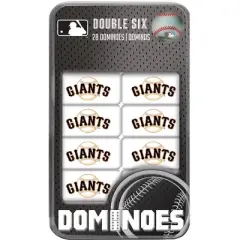 MasterPieces Officially Licensed MLB San Francisco Giants 28 Piece Dominoes Game for Adults