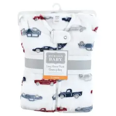 Hudson Baby Infant Boy Plush Sleeping Bag, Sack, Blanket, Blue Red Cars