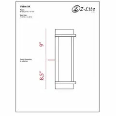 Fallow Aluminum Outdoor Wall Sconce - 1-Light, Dimmable, Wet Rated, Vintage Style