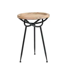Easton Side Table Natural - Adore Decor