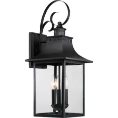 Quoizel Lighting Chancellor 3 - Light Sconce in  Mystic Black