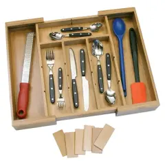 Bamboo Expandable Organizer with Removable Dividers - Lipper International