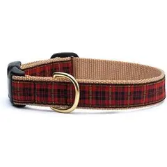 Up Country Fleet Street Plaid Dog Collar