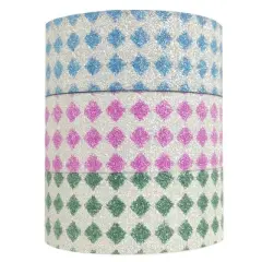 Wrapables Bright Diamonds Japanese Washi Masking Tape (Set of 3)