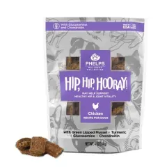 Phelps Wellness Collection Hip, Hip, Hooray Joint Health Chicken Recipe Dog Treats 4.5 oz