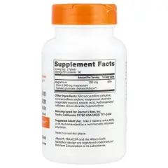 Doctor's Best High Absorption Magnesium, 120 Tablets, (100 mg per Tablet)