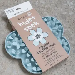 Dexypaws Enrichment Snuffle Mat: Sky Blue Flower - Textured Dog Feeding Pad