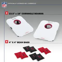 NFL Arizona Cardinals All-Weather Travel Cornhole Set