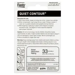 Flents Quiet Contour Foam Ear Plugs 10 Pairs with Case