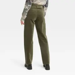 Houston White Adult Velvet Pants - Green