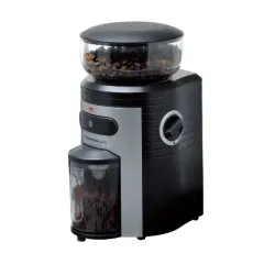 Conical Burr Coffee Grinder: Espressione Electric, 15 Settings, Black, Steel & Plastic, Espresso & Coffee Bean Grinder