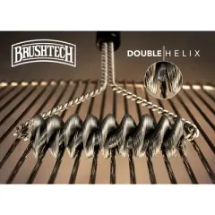 Brushtech 16" Quad Spring Safety Grill Brush - Long-Handle Grill Cleaning Brush for Gas & Charcoal Grills - Must-Have BBQ Tools, Made in USA