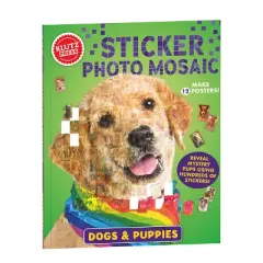Sticker Photo Mosaic: Dogs & Puppies - (Hardcover)