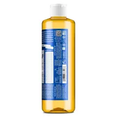 Dr. Bronner's Magic Pure Castile Liquid Soap Bodywash - Peppermint - 16 fl oz