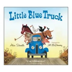 Yottoy The Little Blue Truck Board Book and 8.5" Plush Truck Set