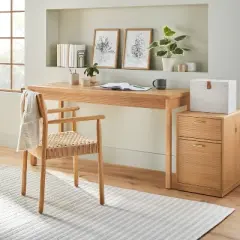 Grooved Wood Writing Desk - Hearth & Hand&trade; with Magnolia