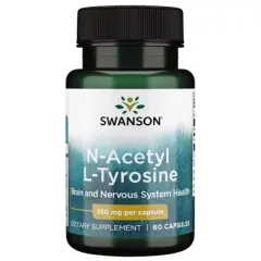 Swanson Dietary Supplements N-Acetyl L-Tyrosine 350 mg 60 Caps