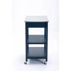 Holland Kitchen Cart with Stainless Steel Top - Boraam