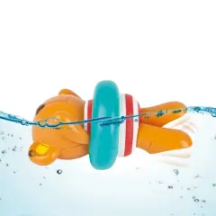 Hape: Swimmer Teddy Wind-Up Bath Toy, Bear Design, 1+
