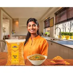 Chana Dal (Split Chickpeas w/o Skin) - 32oz (2lbs) 908g - Rani Brand Authentic Indian Products