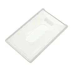 SICURIX Badge Dispensers, Vertical, Translucent, Pack of 25