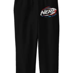Nerf Logo Junior's Black Athletic Sweatpants