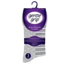 Women's Stripe/Dot/Star Multi Crew Sock | Size Women's 5-9 - Grey