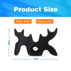 GSE Plastic Slip-On Billiard Cue Bridge Head &ndash; Moosehead Design, Universal Fit, Pool Billiard Accessories