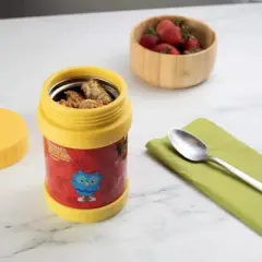 Daniel Tiger Stainless Steel 13oz Insulated Lunch Jar for Kids,Storage Container Keeps Food, Soups, Liquids Hot or Cold for Thermos Fits Inside