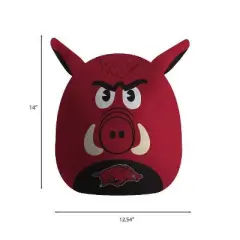 NCAA Arkansas Razorbacks Mascot Pillow: Sports Team Logo Plush Novelty