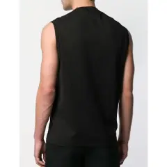 Men's Mesh Sheer Sport Tank Top See Through Sleeveless Tops Shirts for Nightclub Beach Tank Top Sleeveless Muscle Workout Crew Neck Tee Shirt