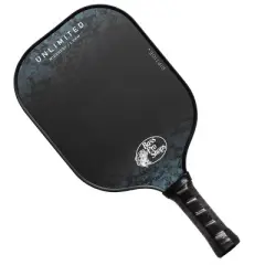 PBPRO 16'' Riptide Camo Carbon Fiber Paddle Wide Body Pickleball Paddle - Black