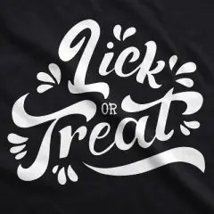 Dog Shirt Lick Or Treat Funny Halloween Trick Or Treat Tee for Family Pet - Crazy Dog Dog Shirt For Halloween Season