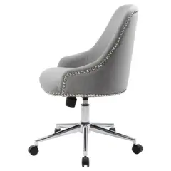 Carnegie Desk Chair Gray - Boss